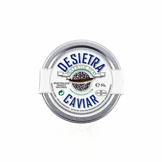 Desietra Baeriskaya Kaviar (Acipenser baerii) Aquakultur Deutschland, 50 g