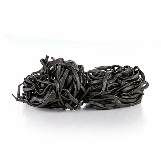 Frische Tagliarini mit Sepiatinte Sassella, schwarz, 3 mm, 500 g