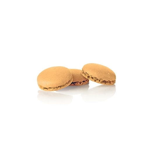 Macarons Orange, Mandel-Baiser Hälften zum Füllen ca. ø 3,5 cm, 921 g, 384 St