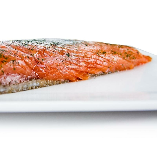 Schottischer Graved Lachs Gebeizt, mit Dill, geschnitten, 500 g