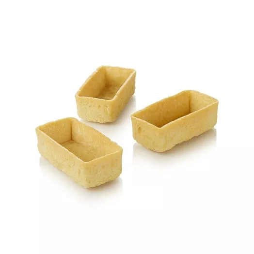 Snack Tartelettes, 150 Stück HUG, rechteckig, 5,3x2,6 cm, H 17 mm